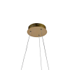 PENDENTE NODO DOURADO (D)50CM (A)15CM 1X36W 3000K 1188LM LED - 3