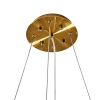 PENDENTE FLORA DOURADO E TRANSPARENTE (D)80CM (A)18CM 26XG4 78W - DY001L - 1