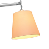 PENDENTE FUOCCO CROMADO E BRANCO (C)25CM (L)88CM (A)114CM 1XE27 40W - OP8617 - 2