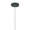 PENDENTE FUXICO DOURADO E PRETO E BRANCO (D)32CM (A)45CM 4X3W 3000K 600LM - JU001 - 1