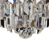 PLAFON DE SOBREPOR KRI CROMADO E TRANSPARENTE (D)27CM (A)19.5CM 4XG9 160W - HU1100 - 1