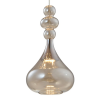 PENDENTE LAE DOURADO E CHAMPAGNE (D)15CM (A)29CM 1X5W 3000K - KB003 - 3