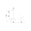 PENDENTE LEBLON PRETO (D)60CM (A)118CM 5XE27 200W - RM001B - 2