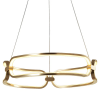 PENDENTE LUMINA DOURADO (D)45CM (A)9.5CM 1X37W 3000K 1850LM - BB006G - 1