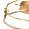 PLAFON DE SOBREPOR LUMINA DOURADO (D)47CM (A)17CM 1X35W 3000K 1750LM - BB016SG - 1