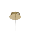 PENDENTE ONDA DOURADO E TRANSPARENTE (C)14.8CM (L)7CM (A)22CM 1X2.5W 3000K 125LM - OC008S - 1