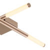 PLAFON DE SOBREPOR PALITO DOURADO (C)70CM (L)70CM (A)7CM 4X6W 2700K 1200LM - CD016 - 2