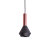 PENDENTE PITUCO ROSE GOLD E PRETO E PRETO (D)10CM (A)18.7CM 1XGU10 10W - ML015B - 1