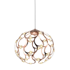PENDENTE SPHER D 55CM X 45CM 40 X LED 0,8W 127V / 220V ROSE E TRANSP - BB002L - 5