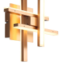 ARANDELA TOM DOURADO (C)26CM (L)26CM (A)12CM 1X20W 3000K 600LM - LR002 - 4