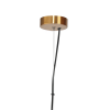 PENDENTE TRU DOURADO E BRANCO (D)24CM (A)45.5CM 1X30W 3000K 1500LM - HC005 - 1