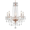PENDENTE TYENE ROSE GOLD E TRANSPARENTE (D)54CM (A)63CM 5XE14 200W - JF305 - 2