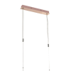 PENDENTE VOILE ROSE GOLD (C)120CM (L)2.5CM (A)18CM 1X33,6W 3000K 1680LM - BB003 - 1