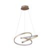 PENDENTE ZIG DOURADO (C)57CM (L)47CM (A)26CM 1X35W 3000K 1800LM - TP001G - 2
