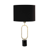 BASE PARA ABAJUR ANITA DOURADO E PRETO (D)14CM (A)55CM 1XE27 40W - GL009 - 1