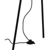 COLUNA CAJU PRETO E CROMADO (D)40CM (A)154CM 1XE27 40W - RZ004 - 1