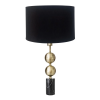 BASE PARA ABAJUR DI BRONZE E PRETO (D)10CM (A)50CM 1XE27 40W - GL011 - 1