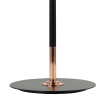 ABAJUR GINGA ROSE GOLD E PRETO (D)20CM (A)60CM 4,3W + 6,1W 3000K 520LM - BB013 - 1