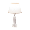BASE PARA ABAJUR KRISTALO CROMADO E TRANSPARENTE (C)8CM (L)8CM (A)27CM 1XE27 40W - XL003 - 1