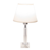 BASE PARA ABAJUR KRISTALO CROMADO E TRANSPARENTE (C)8CM (L)8CM (A)27CM 1XE27 40W - XL002 - 1