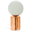ABAJUR OY COBRE E BRANCO (D)14CM (A)25.5CM 1XG9 25W - GL017E - 1