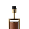 BASE PARA ABAJUR VENETO DOURADO E MARROM (D)20CM (A)60.5CM 1XE27 40W - MI010 - 1