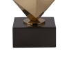 BASE PARA ABAJUR VENETO DOURADO (D)13CM (A)53.5CM 1XE27 40W - MI001