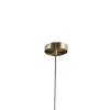 PENDENTE PETIT POA DOURADO E BRANCO (C)98CM (L)15CM (A)28CM 5XE27 BOLINHA 25W - SQ002 - 1