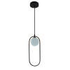 PENDENTE GUDE PRETO (D)17CM (A)47CM 5X5W G9 - 1