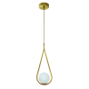 PENDENTE PINGO BRONZE E BRANCO (D)18CM (A)49CM 1XG9 25W - TR001 - 1