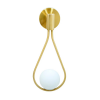 ARANDELA PINGO BRONZE E BRANCO (D)20CM (A)42CM 1XG9 25W - TR002 - 1