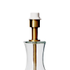BASE PARA ABAJUR VENETO DOURADO E TRANSPARENTE (D)20CM (A)54.7CM 1XE27 40W - WR002 - 3