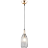 PENDENTE COPPER PRETO E DOURADO (D)12CM (A)31CM 1XE27 40W - XN004G - 2