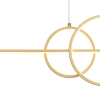 PENDENTE ANIMA DOURADO (C)91CM (L)4CM (A)30CM 1XLED 32W 3000K 1600LM IP20 - 3