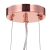 PENDENTE BELLS COBRE E TRANSPARENTE (D)40CM (A)16.5CM 5XG9 200W - PD009S - 1