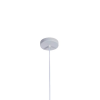PENDENTE BOT BRANCO E NICKEL (D)20CM (A)35CM 1X40W E27 - 1