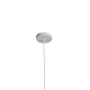PENDENTE BOT BRANCO E COBRE (D)20CM (A)35CM 1X40W E27 - 1