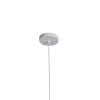PENDENTE BOT BRANCO E COBRE (D)13,6CM (A)38CM 1X40W E27 - 1