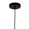 PENDENTE CONE PRETO E FUME (D)19.5CM (A)25CM 1XG9 25W - RE013 - 1