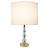 Base Para Abajur Lit Dourado e Transparente (d)12cm (a)34cm 1x40w E27 - 2