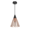 PENDENTE GROU D 19CM X 27CM 1XE27 127V / 220V COBRE E PRETO - CI006B - 1