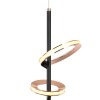 PENDENTE GINGA ROSE GOLD E PRETO (D)23.5CM (A)52CM 1X 4,3W + 2X 6,1W 3000K 82 - BB012 - 3
