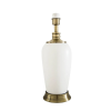 BASE PARA ABAJUR PIANO BRONZE E BRANCO (D)17CM (A)50CM 1XE27 40W - GL012W - 5