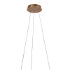 PENDENTE OCA DOURADO E TRANSPARENTE (D)60CM (A)4CM 1X32W 3000K 1881LM - GD001 - 1
