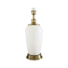 BASE PARA ABAJUR PIANO BRONZE E BRANCO (D)17CM (A)50CM 1XE27 40W - GL012W - 2