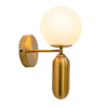 ARANDELA CUICA BRONZE E BRANCO (C)15CM (L)21CM (A)34CM 1XE27 BOLINHA 25W - HL016 - 5