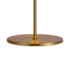 ABAJUR MIA DOURADO E FUME (D)26CM (A)56CM 1X1W 3000K 300LM LED - 2