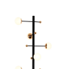 COLUNA FUXICO PRETO / DOURADO E BRANCO (D)30CM (A)60CM 8X3W 3000K 1200LM - JU003 - 3