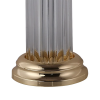 BASE PARA ABAJUR VENETO DOURADO E TRANSPARENTE (D)15.5CM (A)53.5CM 1XE27 40W - MI007 - 3
