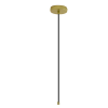 PENDENTE GUDE DOURADO (D)17CM (A)47CM 5X5W G9 - 1
